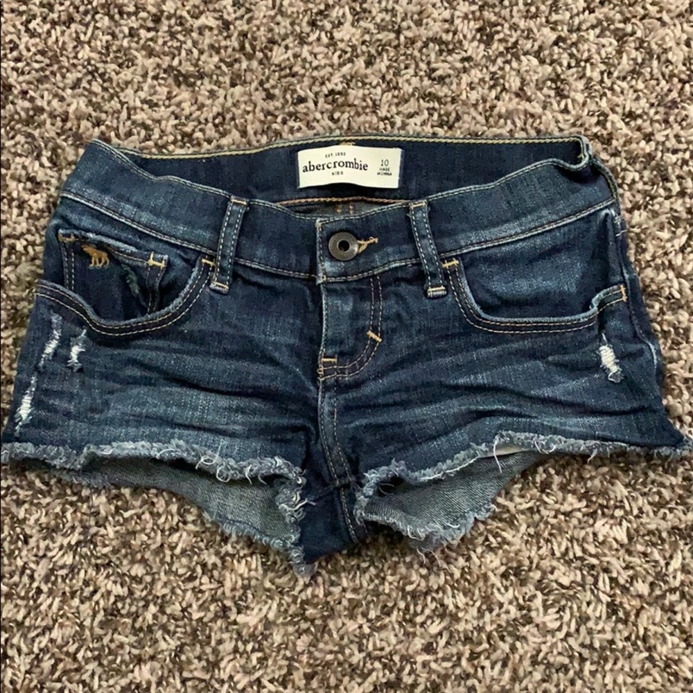 Abercrombie Girls size 10 jean shorts